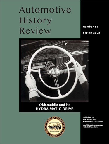 Cover of the Automobile History Review Issue 63